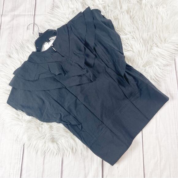 Isabel Marant Étoile Heaven‎ Women's Butterfly Sleeves Top in Black Size 34 - Picture 5 of 5